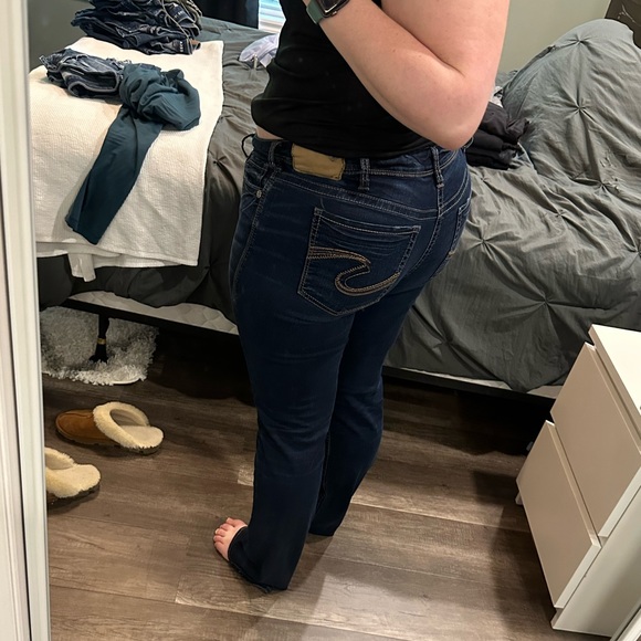 Silver jeans bootcut suki mid straight 34/32 - Picture 2 of 4